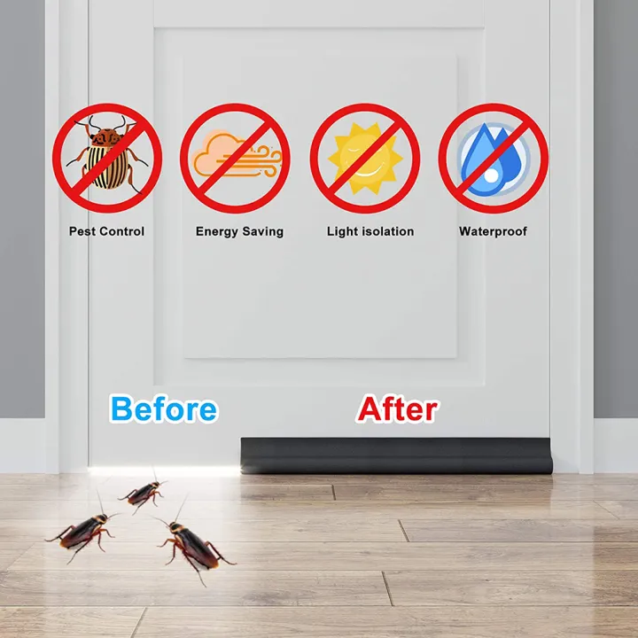 94cm%20Door%20Bottom%20Sealing%20Strip%20Self-adhesive%20Weatherstrip%20Under%20Door%20Draft%20Stopper%20Windproof%20Dust-Proof%20PU%20Seal%20Acoustic%20Foam%20-%20Image%204