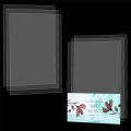 50PCS Acetate Sheets Clear Acetate Sheets Plastic Heat Resistant, 4.3x6.3inchBlank Mylar Stencil Sheets Template Plastic. 