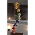 Ceramic Wind Chime (Multicolour) | Windchime | Handmade for Soft Sounds Satisfying. 