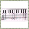 Sptrry61Keys 88 Keys Piano Keyboard Reference Chart Five Line Piano Reference Chart Electronic Piano Fingerings Practice Cards. 