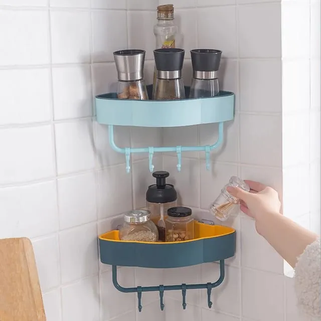 Free%20Punch%20Wall%20Corner%20Bathroom%20Storage%20Shelves%20Shelf%20With%20Hook%20Bathroom%20Accessories%20Shampoo%20Shower%20Shelf%20Holder%20Storage%20-%20Blue%20-%20Image%204