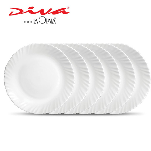 Diva Full Plate Plain 11"-Set of 6 pcs