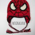 Woolen  Hat for Boys, Spiderman Cap for Boys, Knitted Topi Handmade  in Nepal. 