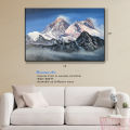 Single Panel Mountain Art Painting Print stretched in wooden frame  | Extra Small Small Medium Large Extra Large |. 