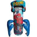 Kids Boxing Glove with Punching Bag Spiderman Toys Super Hero SpiderMan. 