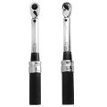 1/4" DR 1-25Nm Mini Adjustable Bike Torque Wrench Set Bicycle Fixing Tools Kit Ratchet Mechanical Torque Spanner Manual Wrenches.