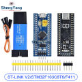 TZT STM32F103C8T6 CH32F103C8T6 ARM STM32 Minimum System Development Board STM32F401 STM32F411 + ST-LINK V2 Download Programmer. 