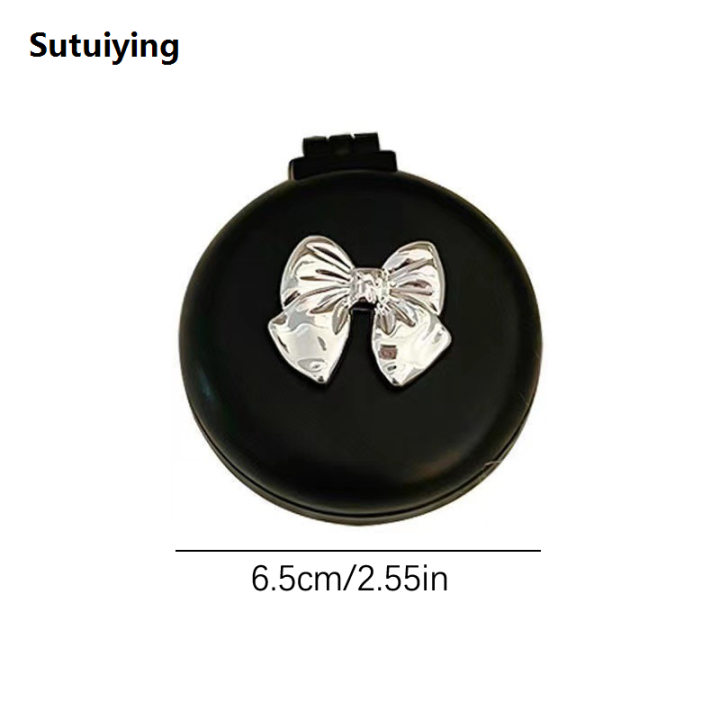 Sutuiying%20Cute%20Folding%20Massage%20Comb%20With%20Makeup%20Mirror%20Travel%20Portable%20Plastic%20Original%20Airbag%20Small%20Comb%20Hair%20Brush%20Bow%20Tie%20Air%20Cushion%20Comb%20-%20Image%206