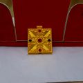 Panchadhatu Jantar Gold Plated Pendant Cultural Jewellery Item. 