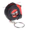 Difutagui 1 Pc High Quality Tape Measure Mini Tape Measure With Key Original Chain Plastic Portable 1m Retractable Ruler cm/Inch. 