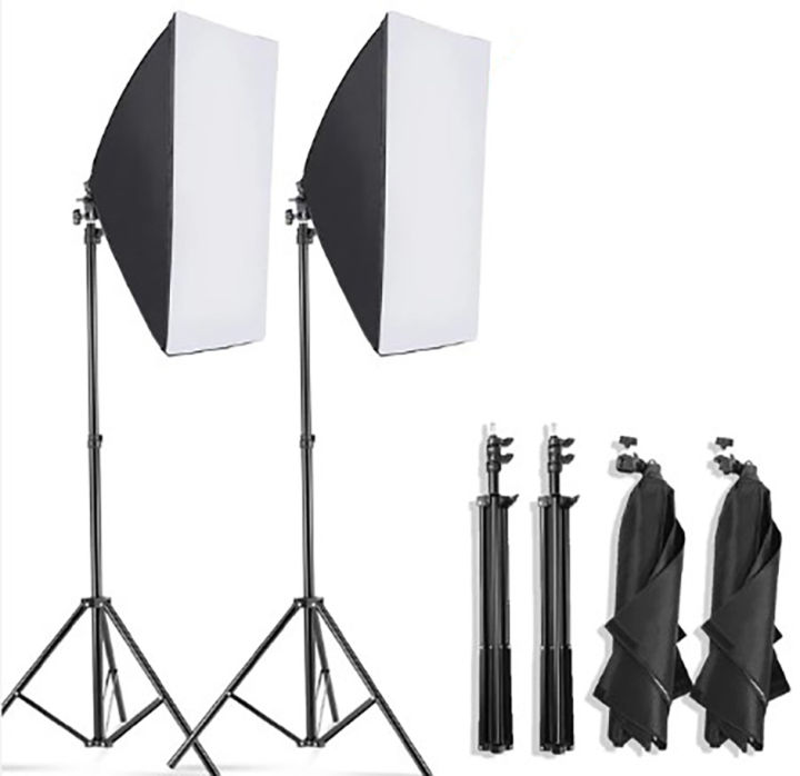 Photography%20Studio%20Softbox%20Lighting%20Soft%20Box%20With%207%20Feet%20Stand-1Piece%20-%20Image%202