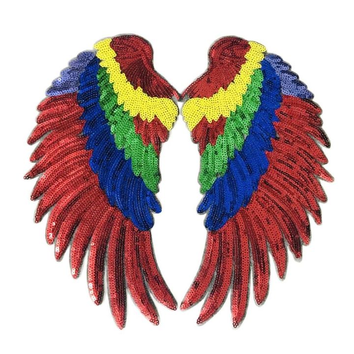 Clothing%20Accessories%20Rainbow%20Feather%20Wings%20Dreamy%20Self%20Adhesive%20Sequin%20Patches%20Sew%20Shiny%20Clothes%20DIY%20Appliques%20-%20Image%206