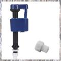 Bathroom Water Tank Inlet Valve Toilet Water Tank Fittings Intake Valve Toilet Fill Valve with G1/2 Converter. 