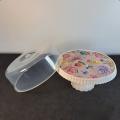 Cake Stand with Cover 12". 