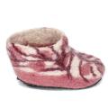Pink Felt Printed Boots For Kids (Fair Trade Product). 