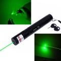 High Powered Green Laser Pointer Rechargeable Adjustable Beam Green Laser Pointer Pen,Black. 