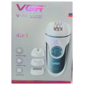 Vgr V-700 Professional 4 In 1 Epilator Rechargeable Electric Razor Epilator Body Hair Removal Machine. 