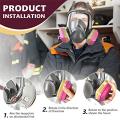 Full Face Gas Mask 6800 Reusable Respirator Mask -with 60926 Air Filter for Organic Vapor, Dust, Paint, Formaldehyde. 