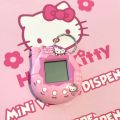 Creative Hello Kitty Electronic Pet Game Machine Pixel Virtual Network Bag Pendant Gift Funny Play Toys. 