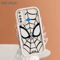 Hontinga for Realme 5 5S 5I 6I Back Cover Spider-Man Pattern Ladder Soft Camera Protection Rubber Phone Case. 