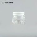 DISICHEN 1pc 5ml Portable Honey Lip Gloss Empty Bottle Cute Plastic Balm Container Jar Shaped Reusable with Small Spoon Refillable Hot. 