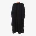 Black Color Long Abaya Butterfly Design For Women. 