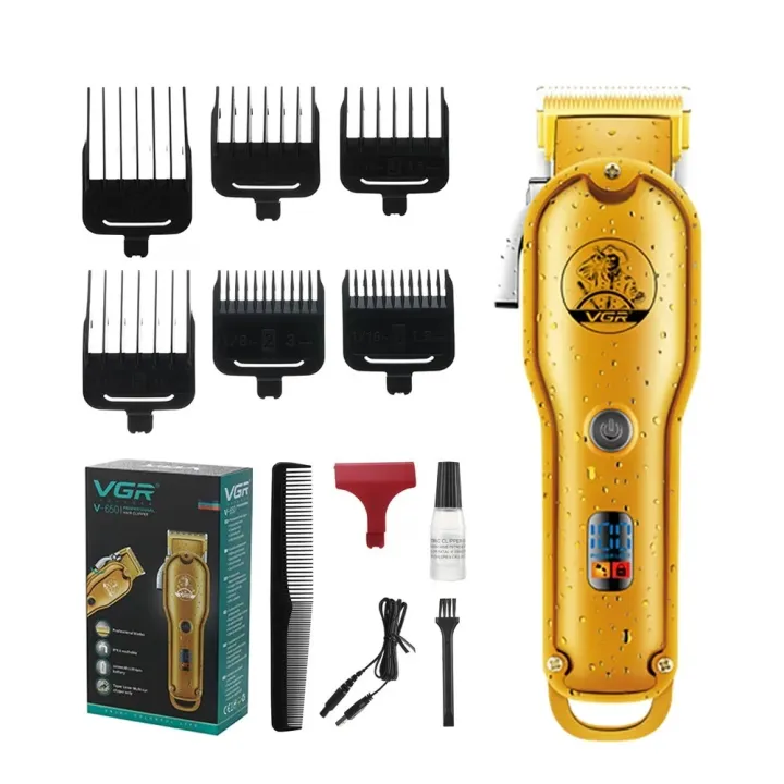VGR%20V-650%20Electric%20Hair%20Clipper%20,%20Hair%20Trimmer%20-%20Professional%20Rechargeable%20Trimmer%20for%20Men%20with%20LCD%20Display%20-%20Image%202