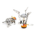 Portable Camping Stoves Ultralight Backpacking Stove Fuel Burner with Piezo Ignition Stable Support Wind-Resistance for Outdoor. 