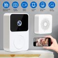 Jmary MF-5 Smart Video Doorbell with HD Camera, Night Vision, Two-Way Talk, Motion Detection & Free Cloud Storage - Wireless Door Bell for Home Security. 