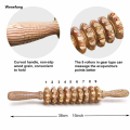Wenefang 9 Rollers Wooden Massager Handheld Roller Stick Trigger Point New Massage Tools for Anti-cellulite, Body Muscle Pain Relief. 
