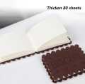 Masala Cottage=80 Sheets/Book Tearable Cookie Notepad Funny Gift Biscuit/Chocolate Pockect Book Portable Blank Mini Notebook School Office. 