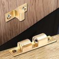 40/50/60mm Cabinet Copper Touch Beads Lock - Self-Locking Door Spring Clip Latch - Cupboard Closet Durable Double Ball Catches - Home Furniture Improvement. 