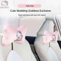 Kawaii Genuine Sanrio Headrest Hello Kitty Cartoon Car Neck Pillow Four Seasons Universal Cute Accessories Gift. 
