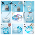 Sutuiying Original Special Offer A SET Epoxy Resin Mold Kits Silicone Epoxy Mold Set Jewelry Casting Tools Earring findings for epoxy Jewelry Making Supplies DIY. 