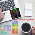 Soft Self-Adhesive Shortcut Keys Sticker Excel Word PC Computer Keypad Decal Laptop Desktop Keyboard Reference. 