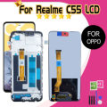 Discounts 6.72'' For OPPO Realme C55 RMX3710 LCD Replacement Repair Parts Display Touch Screen Digitizer Assembly for RealmeC55 LCD. 
