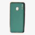 Green Color 6D Lens Chrome Samsung A20 Phone Back Cover. 