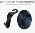 Car Supplies PP headrest hook hidden car rear seat seat back car creative car multifunctional seat hook. 