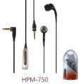 Hand-free Earphone for SONY Ericsson HPM-75 for Walkman Series Mobile Phones. 