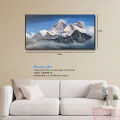 Single Panel Mountain Art Painting Print stretched in wooden frame  | Extra Small Small Medium Large Extra Large |. 