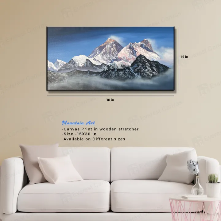 Single%20Panel%20Mountain%20Art%20Painting%20Print%20stretched%20in%20wooden%20frame%20%20%7C%20Extra%20Small%20Small%20Medium%20Large%20Extra%20Large%20%7C%20-%20Image%203
