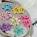 10pcs Colorful Star Shaped Hair Clip. 