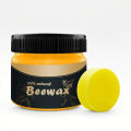 Natural Beeswax Polish Wood Furniture Cleaner for Wood products, Floor to Beautify & Protect -80g. 