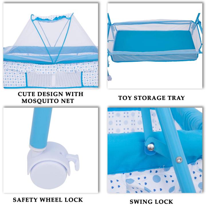 Baybee Comfort Cradle Cot - Cradle For Babies | Hanging Cradle |