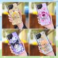 cute Rotatable stand Phone Case For Asus ROG Phone8/8Pro Soft Case Durable Anti-knock Fashion Design Cartoon quicksand. 