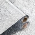 Aluminium foil Contact Paper Large Size 60 x 200 cm Wallpaper Peel and Stick Removable Temporary Adhesive Wall Paper for Kitchen. 