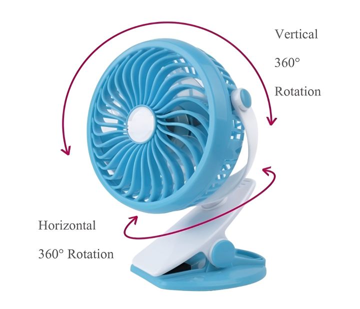 Clip%20On%20Mini%20Desk%20Fan%20Portable%20Handheld%20Fans%20With%20Rechargeable%20Battery(Included)/Usb%20Powered%20Operated%20Table%20Fan%20-%20Image%204