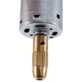 NAMUNY 4X Mini Electric Hand Drill Bit Set DC 12V Motor 0.5-3mm HSS Twist Drill Bit with 20Pcs Chuck Collets. 