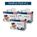 MumBuds USA Ultrathin Baby Diapers Small (4–8kg) – 42 pcs (Pack of 3) Tape Style | Ultra Soft, Breathable & Sensitive Skin Safe Diapers. 