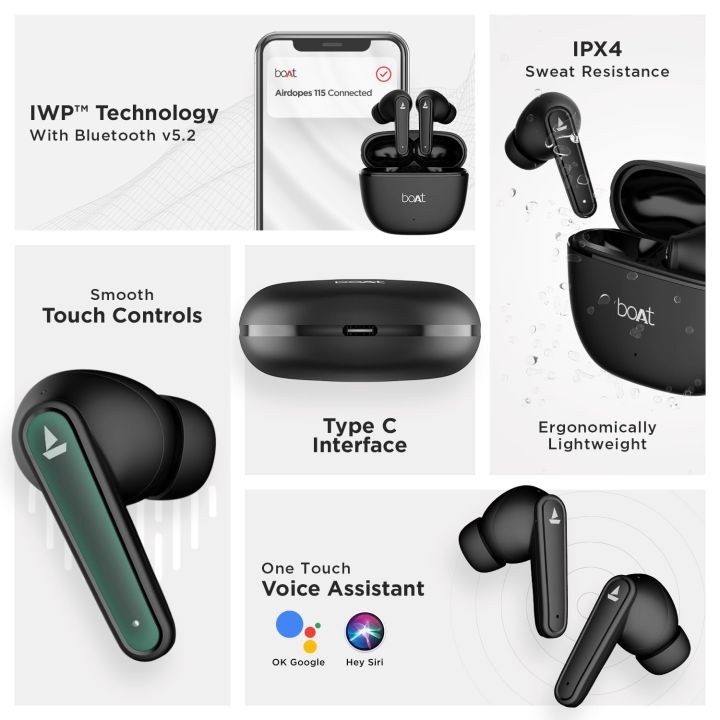 Airdopes%20115%20True%20Wireless%20Earbuds%20with%20ENx%E2%84%A2,%2013mm%20Bass%20Drivers,%20Bluetooth%20v5.3,%20Voice%20Assistant,%20IPX4,%20Ergonomic%20Design,%2024hr%20Playtime%20-%20New%20(Active%20Black)%20-%20Image%204